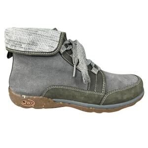 Chaco Women’s Barbary Grey Leather Chukka Boot Size US 7.5